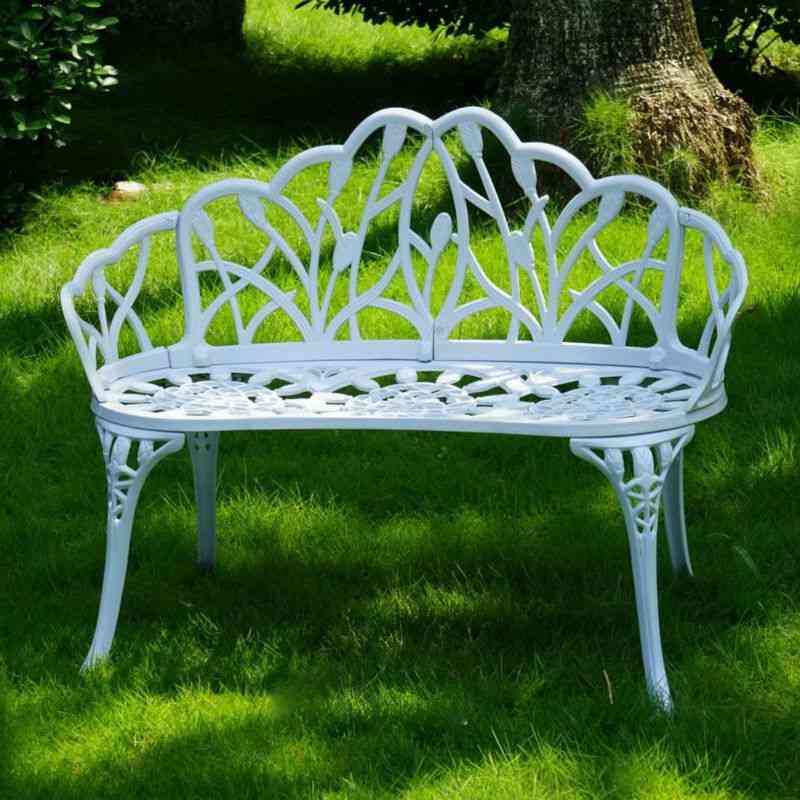 Panchine / sedie da giardino in alluminio pressofuso