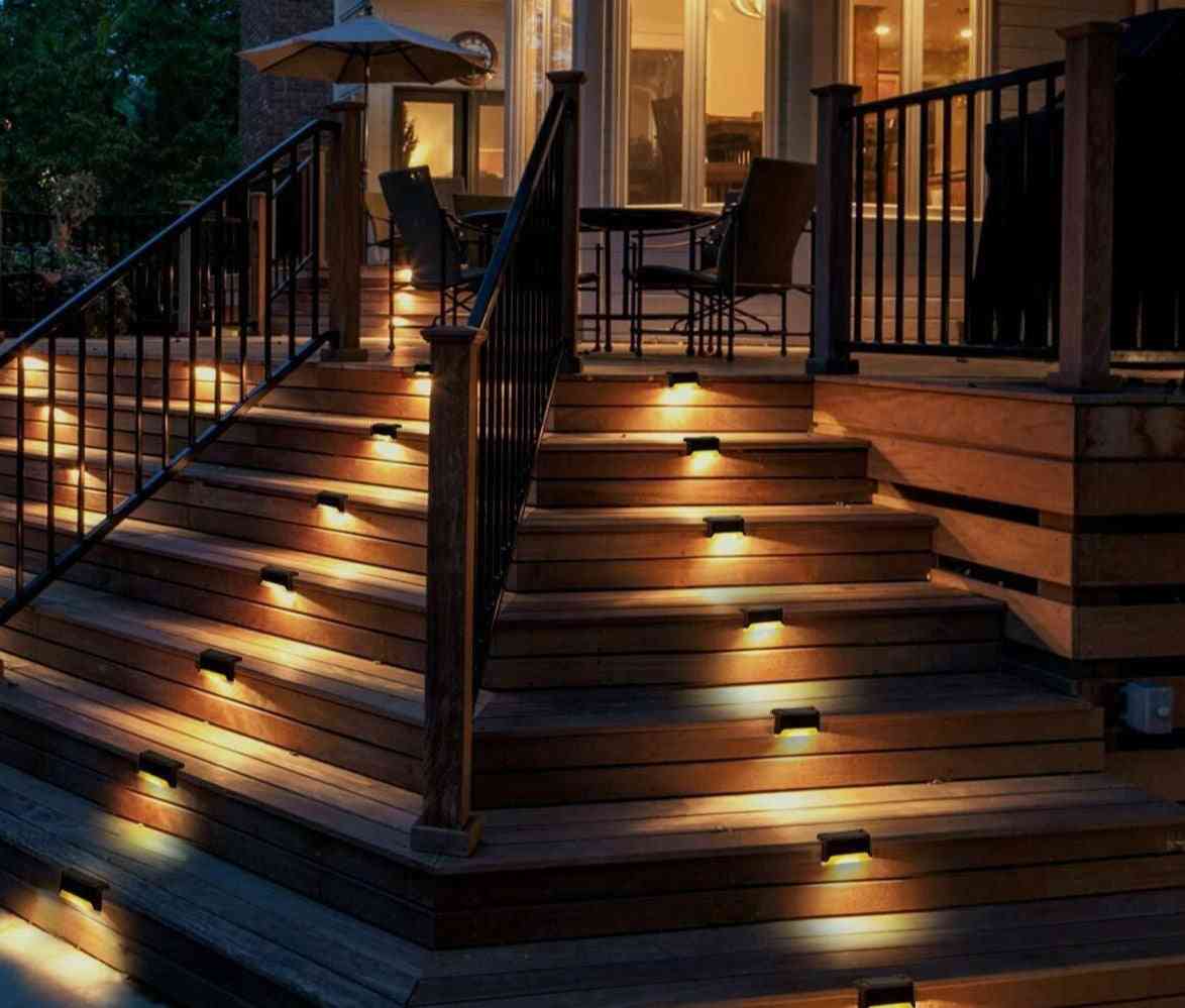 Fence Led Lamp, Outdoor Pathway Patio Waterproof  Bright Durable Light