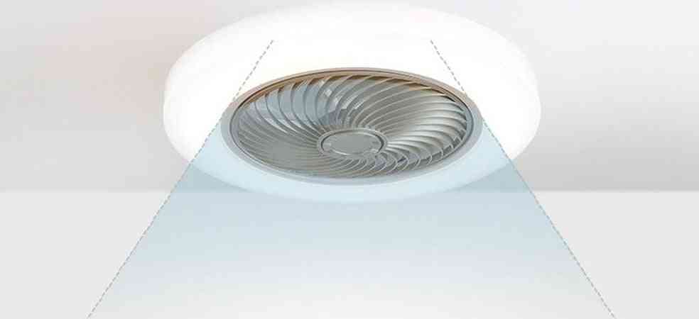 Ventilador de techo con luces control remoto lámpara de ventilador de decoración de dormitorio