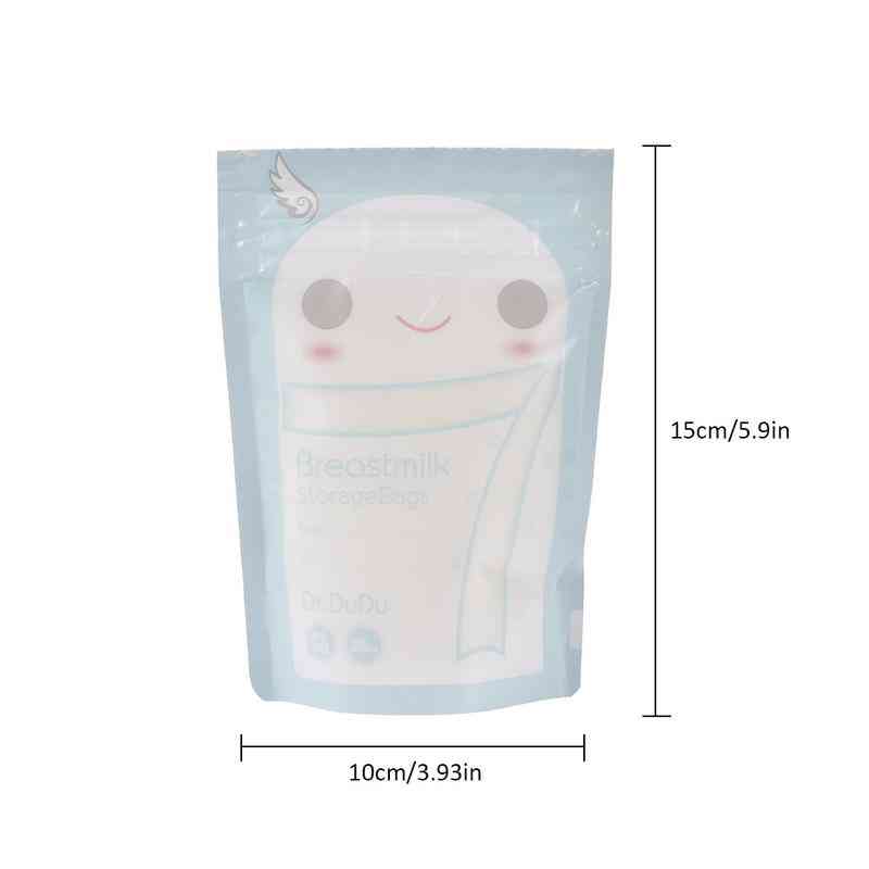 120ml- Baby Breast Milk, Liquid Food Storage, Disposable Freezer Bags