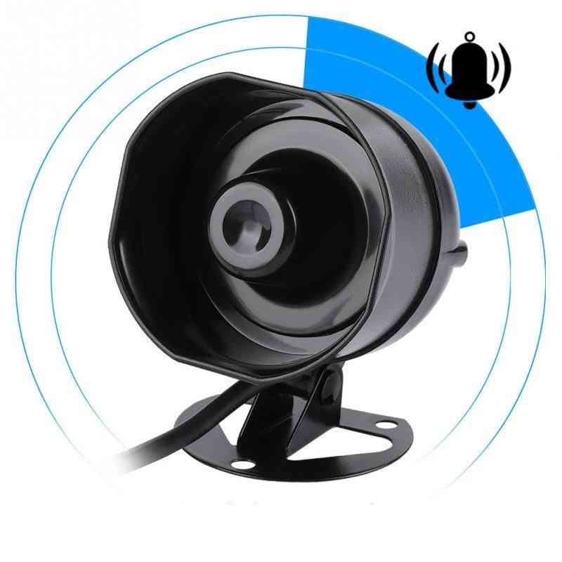 Vattentätt elektrisk höglarm sirenstöd mp3-uppspelning och SD-kort