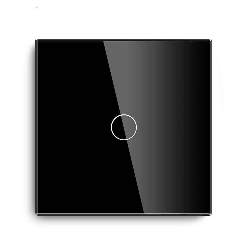 Touch Light Switch- Eu Standard, Touch Button, Sensor Switches With Glass Panel