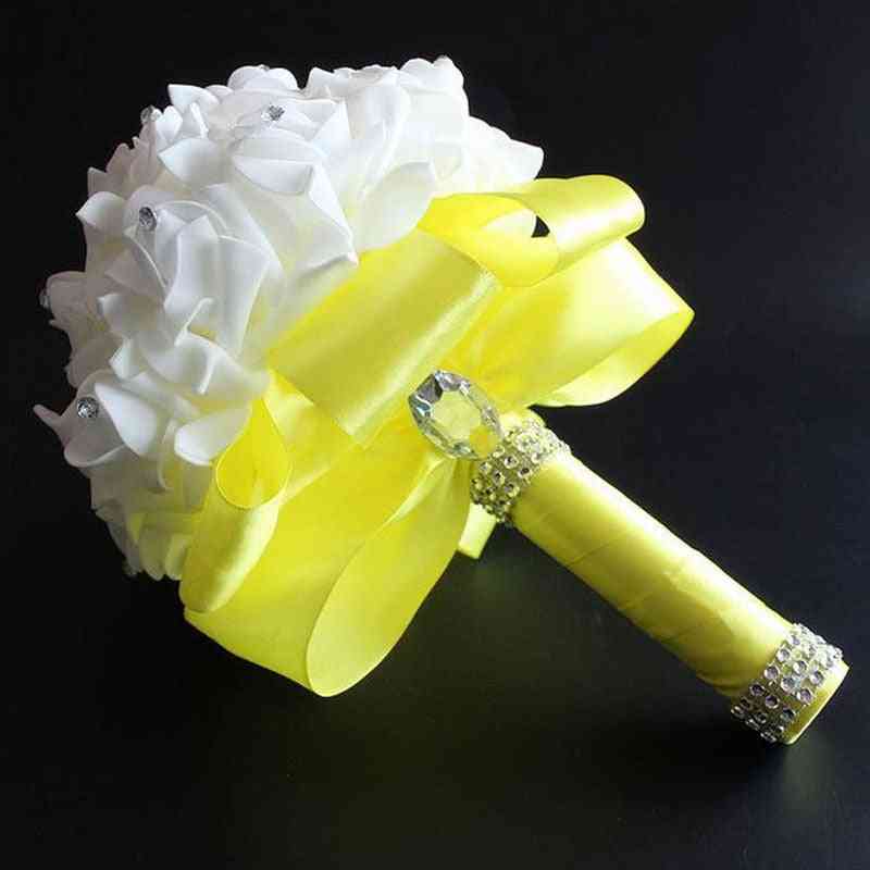 Elegant Bouquet Artificial Bridal Flowers