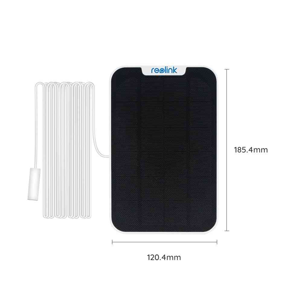 Solar Panel With 4m Cable For Rechargeable Battery Cameras