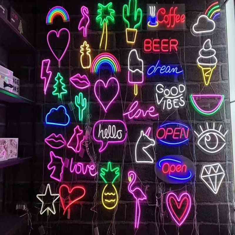 Usb Led Neon Pub Cool Light - Wall Art, Bedroom, Bar Decorations