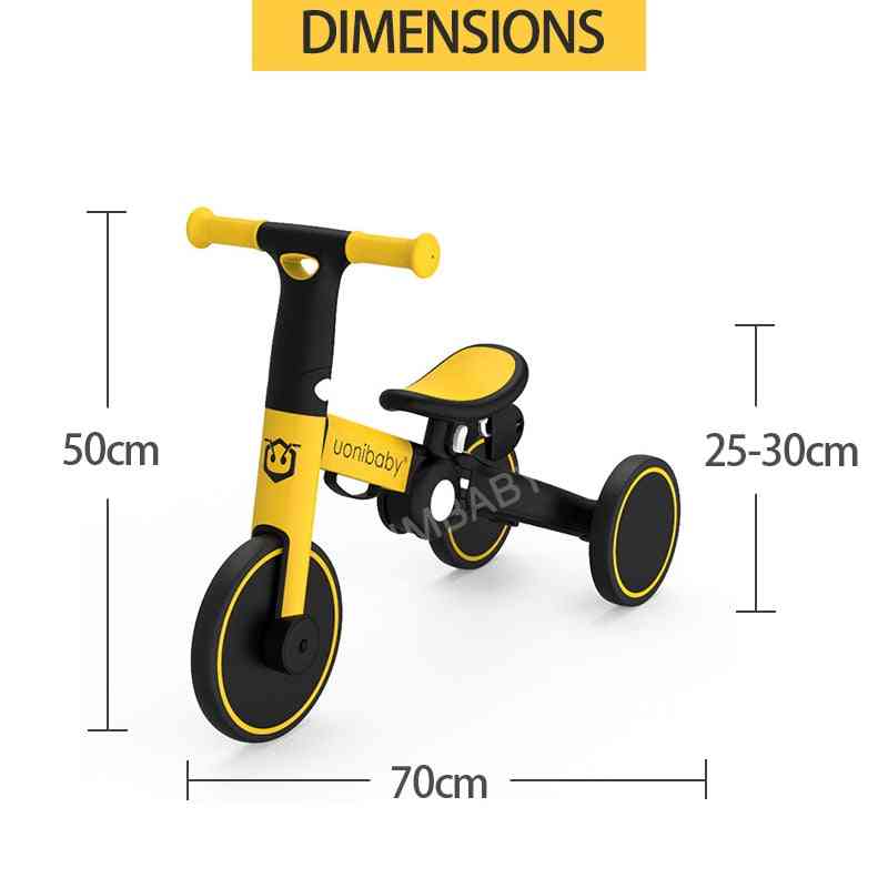 5-i-1 trehjuling freestyle sparkcykel, barns balanscykel
