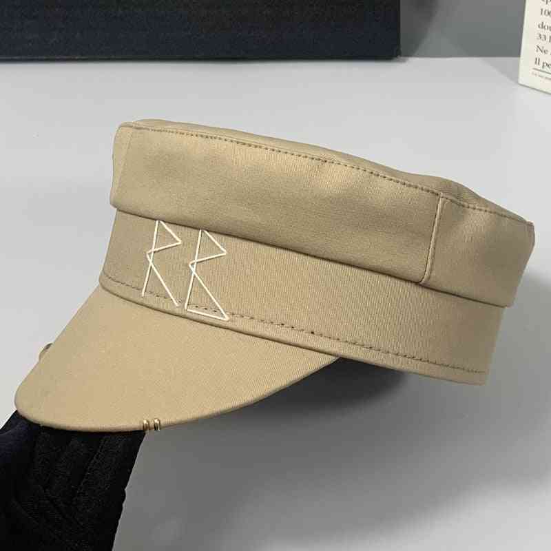 Kolczyki modne wojskowe czapki z płaskim daszkiem