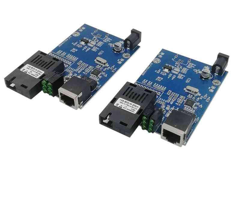 Media Converter Fiber Optical To Ethernet Switch Pcba