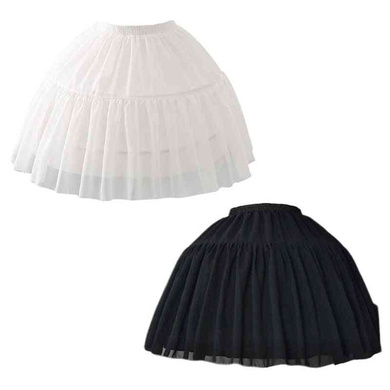 Cosplay Fish-bone Short Skirt, Lolita Carmen Slip Liner Cute Adjustable Petticoat