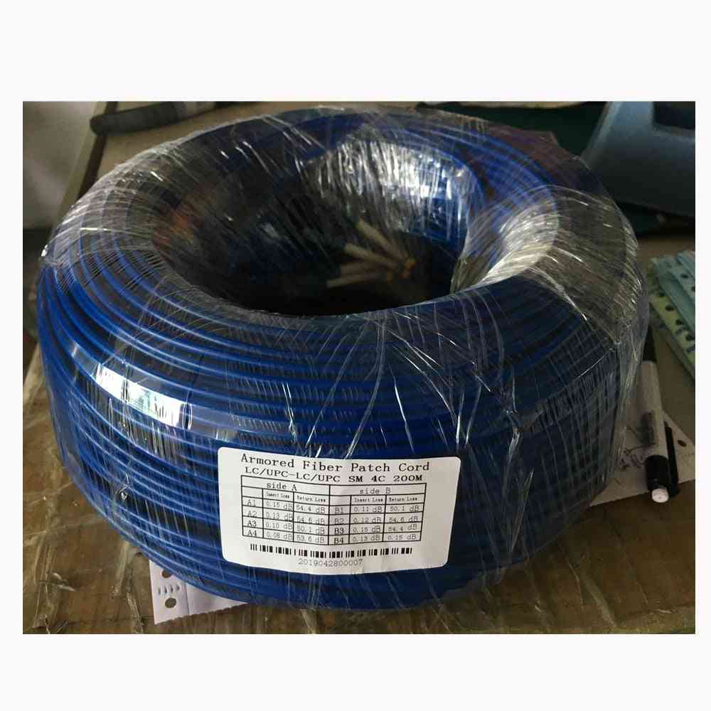 Singlemode Armored Patch Cord Optical Fiber Jumper Cable