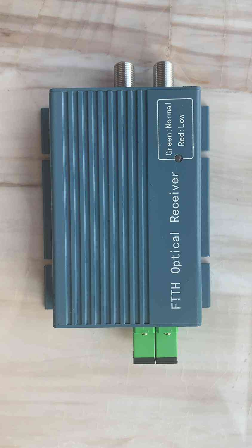 Alumimium- Fiber Optical Receiver, Duplex Connector With Output Port Wdm