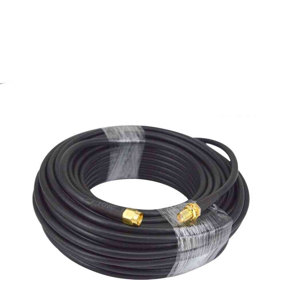 Antenna Extension- Sma Male Plug To Female Jack Cable, Crimp Jumper