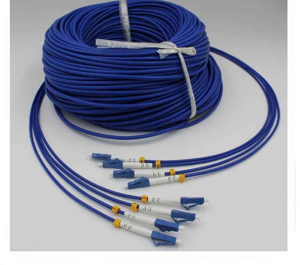 Obrnené PVC - optické vlákno, prepojovací kábel, single-mode, štartovací kábel