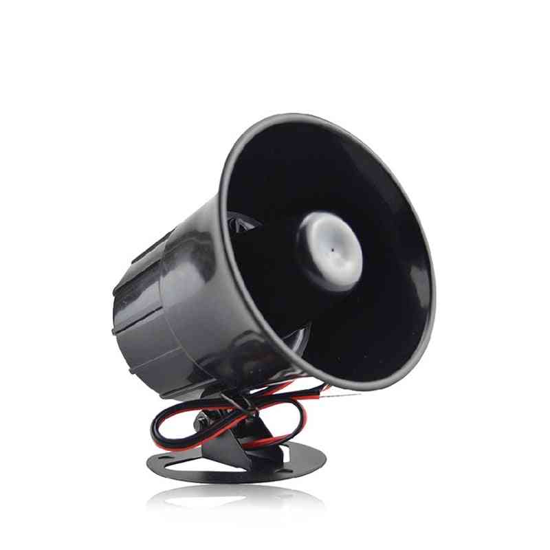 Outdoor Alarm Siren, Wire Loud Horn, Exterior Speaker For Alarm System (black)