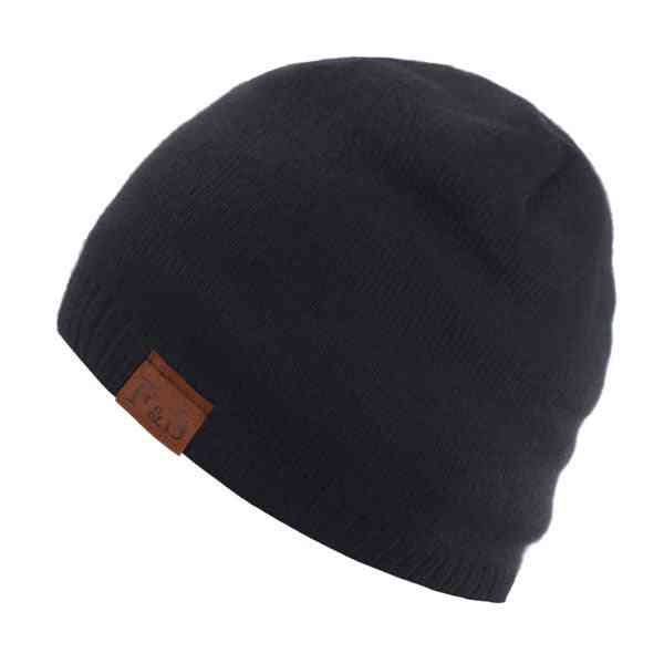 Berretto invernale berretto caldo e spesso lavorato a maglia cappelli e donne thick
