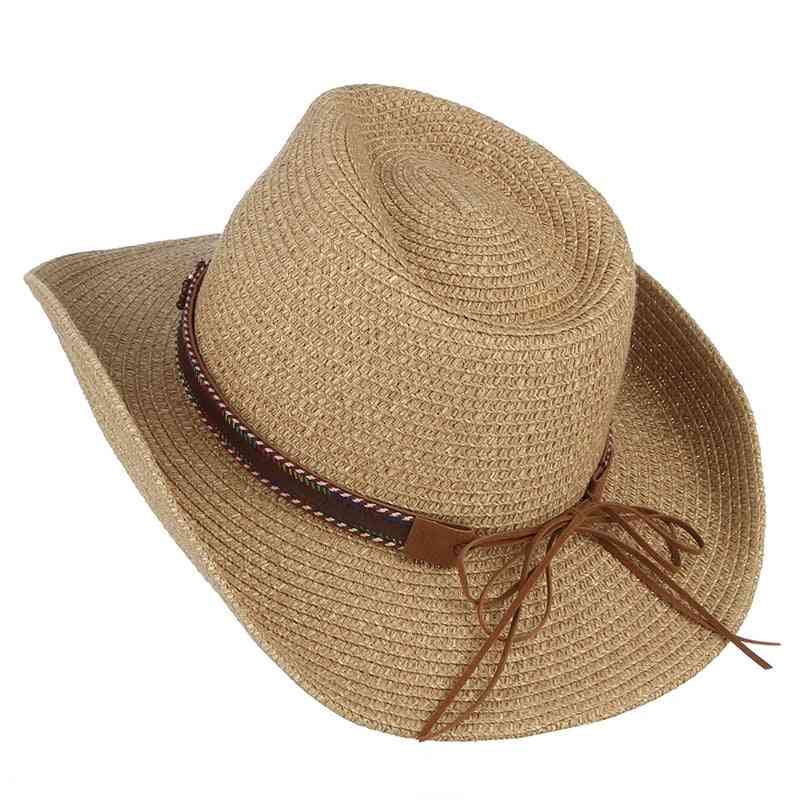 Unisex letni kowbojski kapelusz przeciwsłoneczny