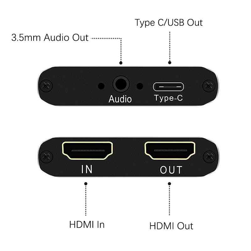 HDMI zu USB Typ C, Video Capture Card Revoder für Live-Stream