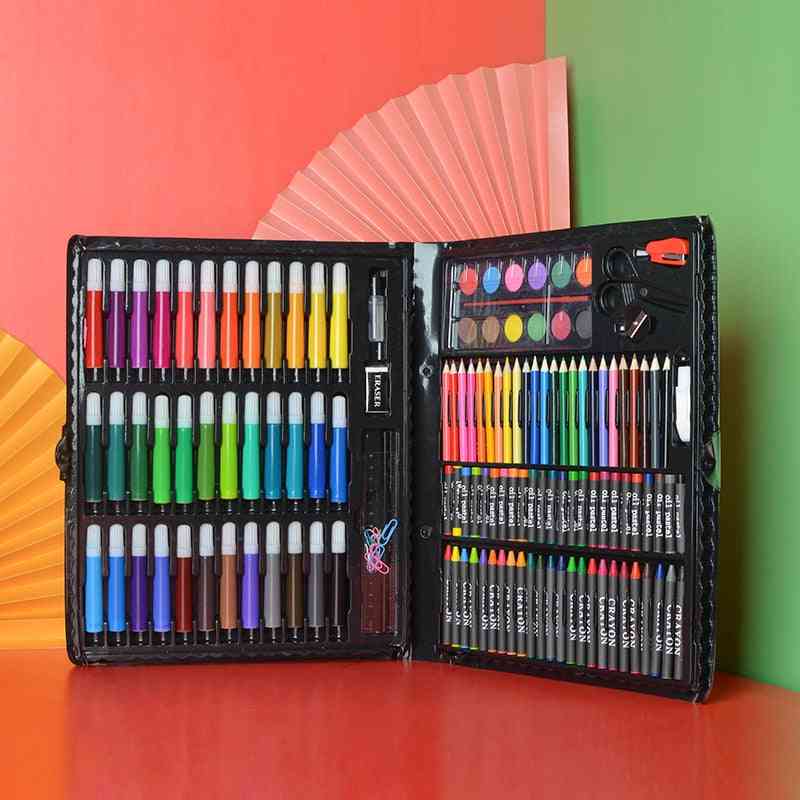 עט צבע מים, עפרונות ציור פסטל שמן עפרון שעווה מברשת צבע