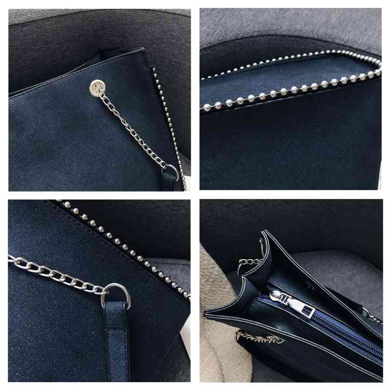 Chain Shoulder, Rivet Handbags & Messenger Bags