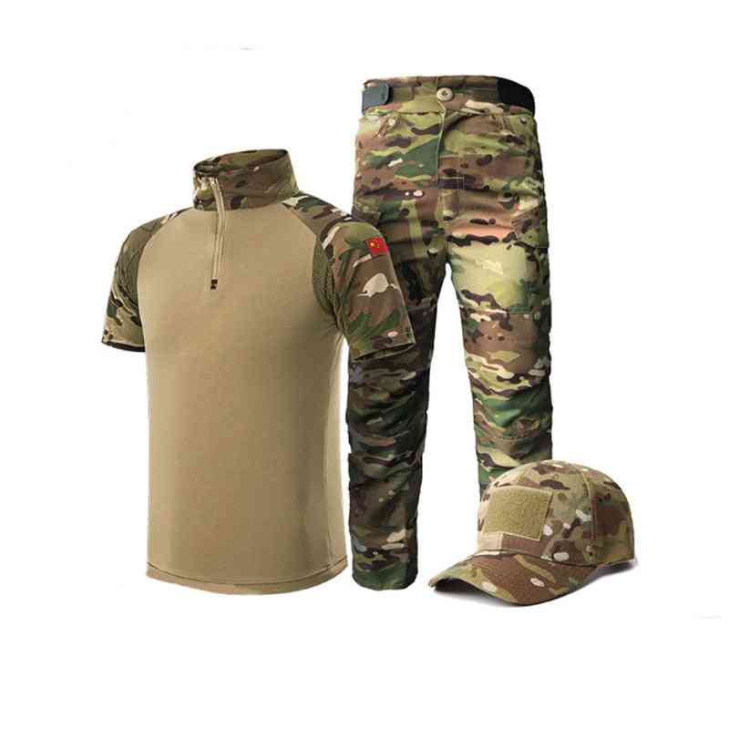 Summer Tactical Short Sleeve Suit Set