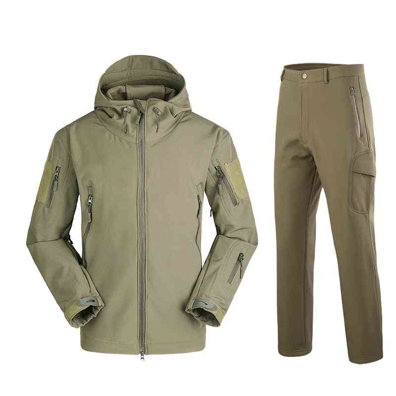 Military Tad Shark Skin Soft Shell Tactical Winter & Autumn Waterproof Suit