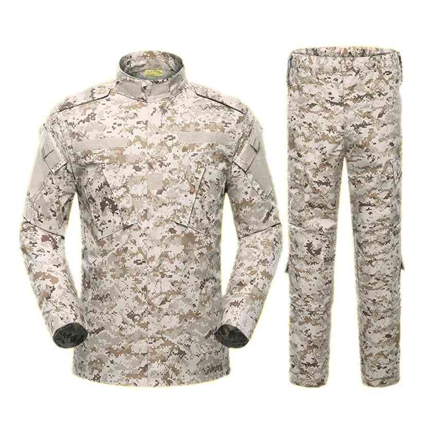 Military Uniform Tactical Suit, Acu Special Forces Combat Shirt, Pant Set's