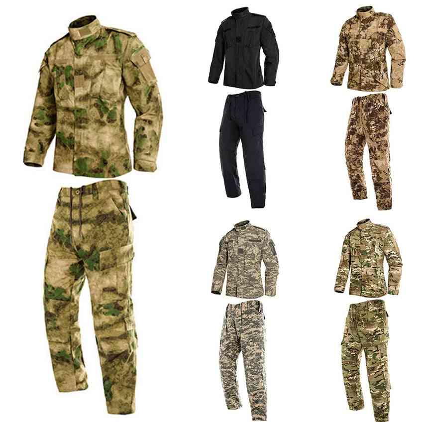 Military Uniform, Jungle, Camouflage Combat Airsoft Tactical Jacket, Pants's