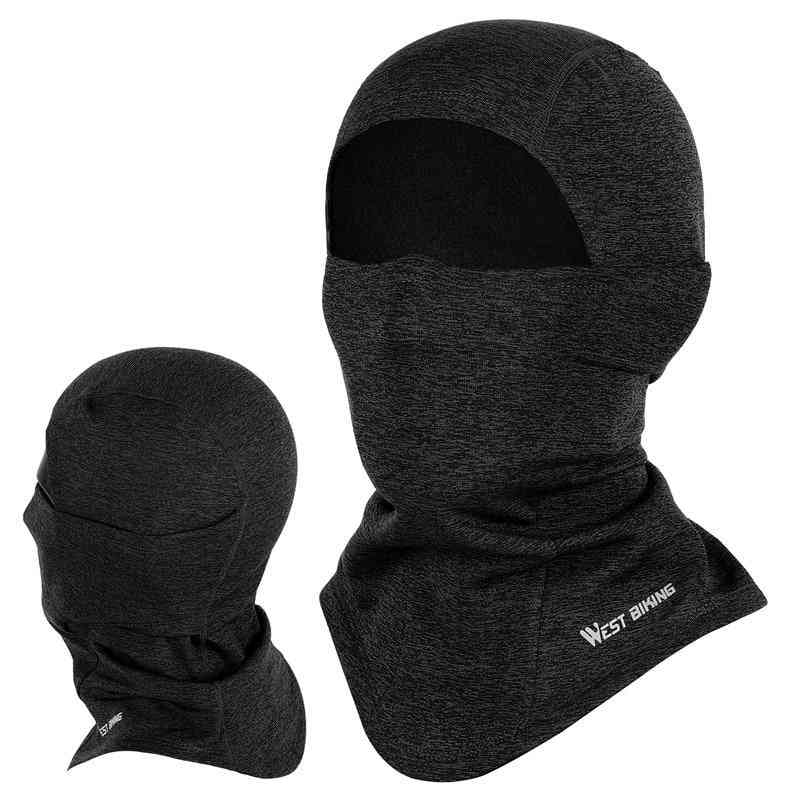 Winter Sport Full Face Mask Fleece Hat
