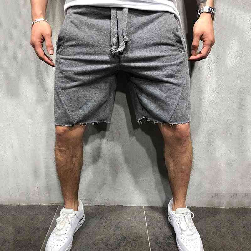 Men Wild Style Ripped, Short Pants Jogger For Workout