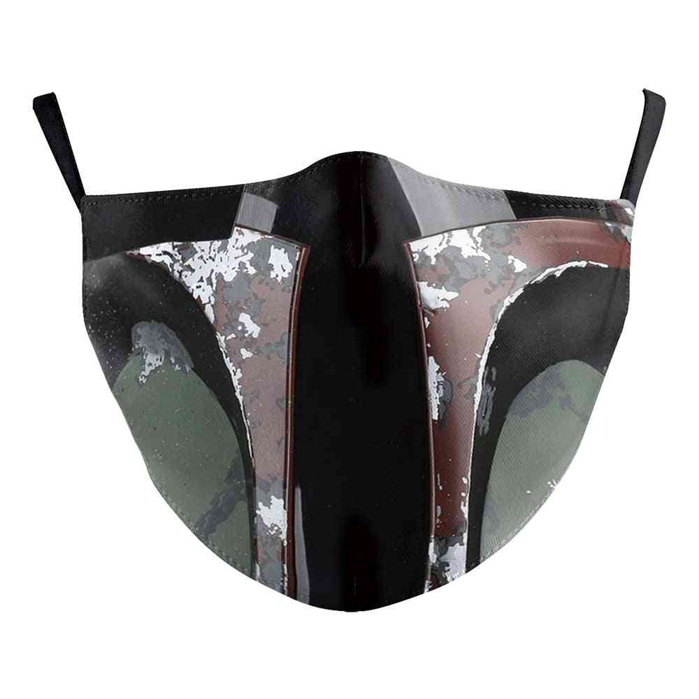 Star wars luke skywalker jedi knight cosplay máscara lavable y a prueba de polvo