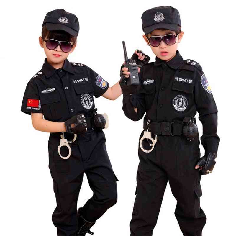Traffic Special Police Costume For Kids