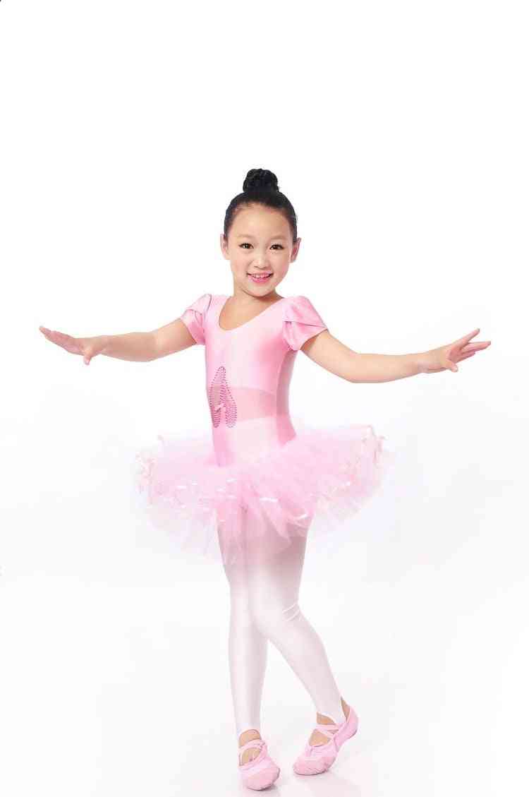 Dziecięca dziewczyna, baletowa sukienka, stroje taneczne sceniczne