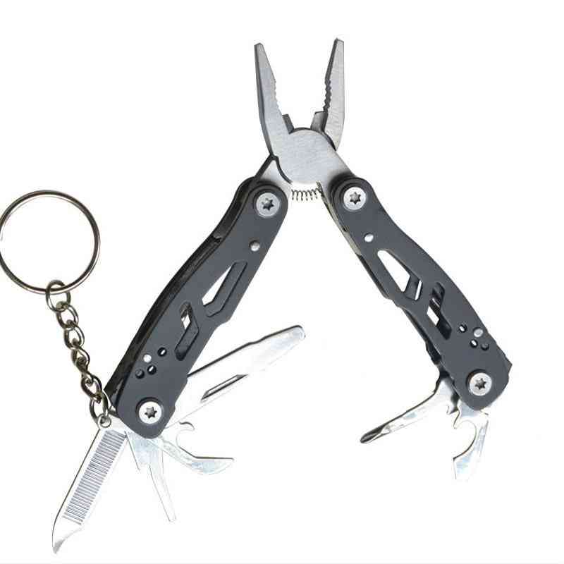 11-in One - Hand Screwdriver, Stainless Multitool, Folding Knife, Pliers, Outdoor Tools
