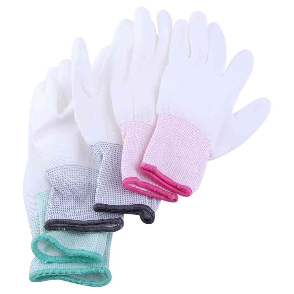 Antistatic Working Gloves-pu Coated, Finger Protection For Computer/phone Repair