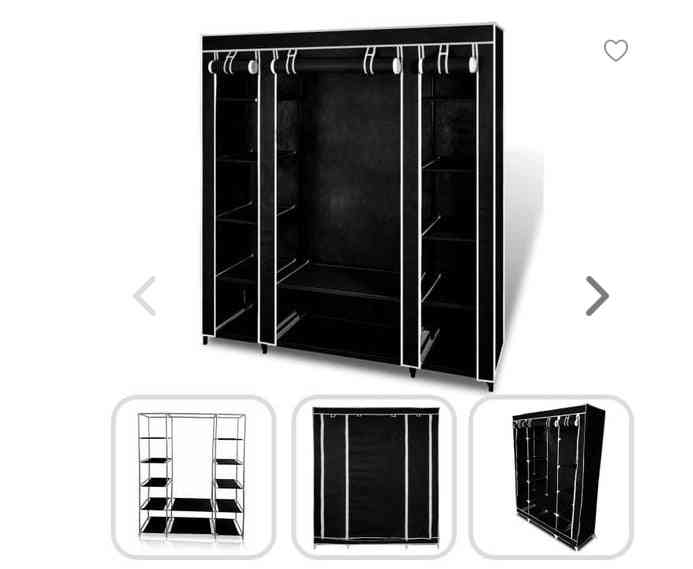 Non-woven Cloth Wardrobe, Bedroom Folding Clothing Storage Cabinet