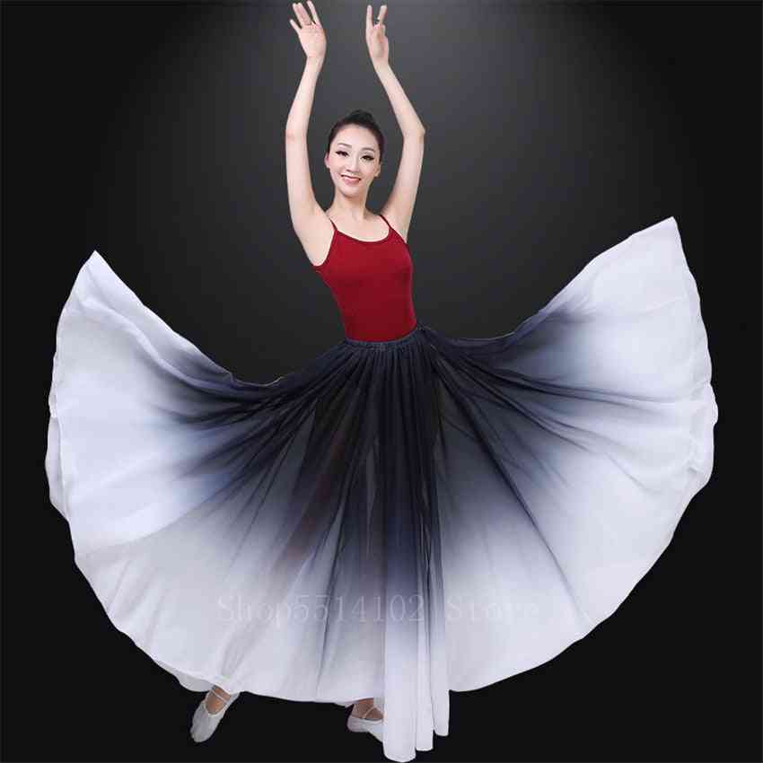 Falda de flamengo bailando traje popular de vientre