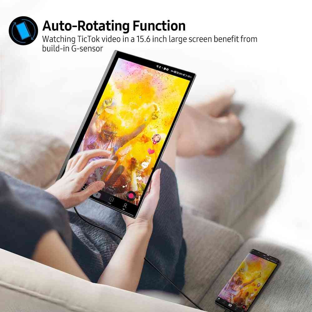 Sensore touchscreen portatile a gravità, monitor touch a 10 punti con rotazione automatica più sottile