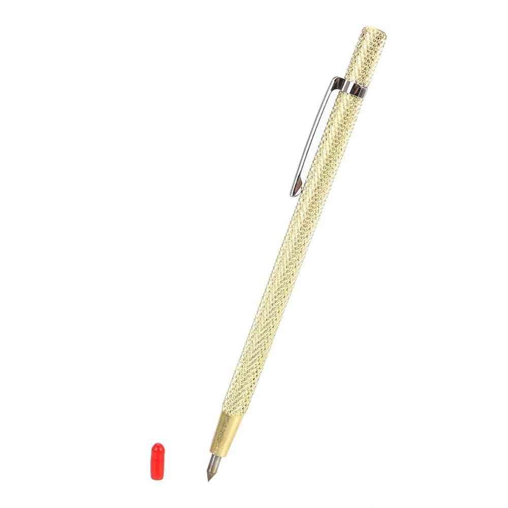 Hand Tungsten Carbide, Lettering Engraving Pen For Glass Ceramic, Metal Carving, Scriber Tool