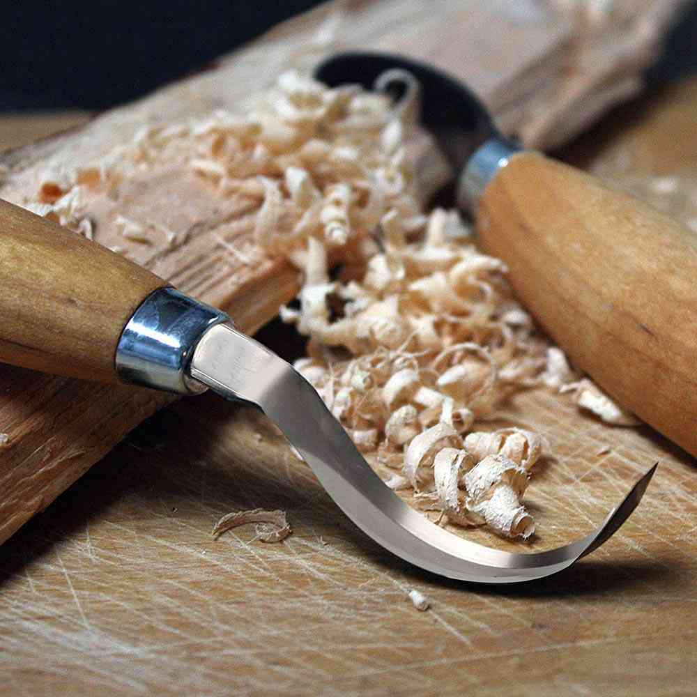 Spoon Carving Knife, Woodcut Hand Chisel, Wood Cutter, Chip Knives Tools