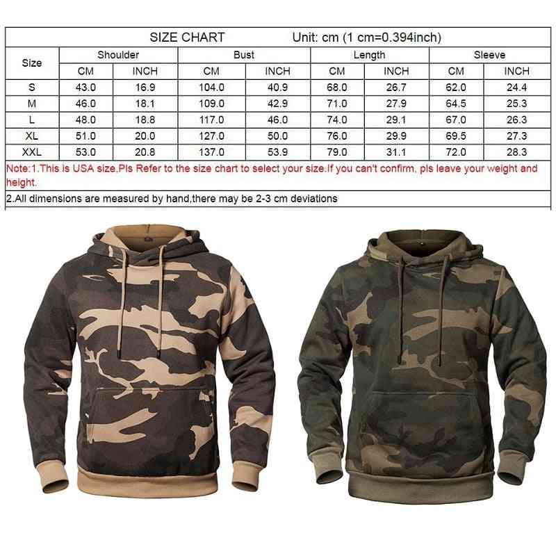 Mænd camouflage hættetrøjer, sweatshirt, efterår, vintertøj