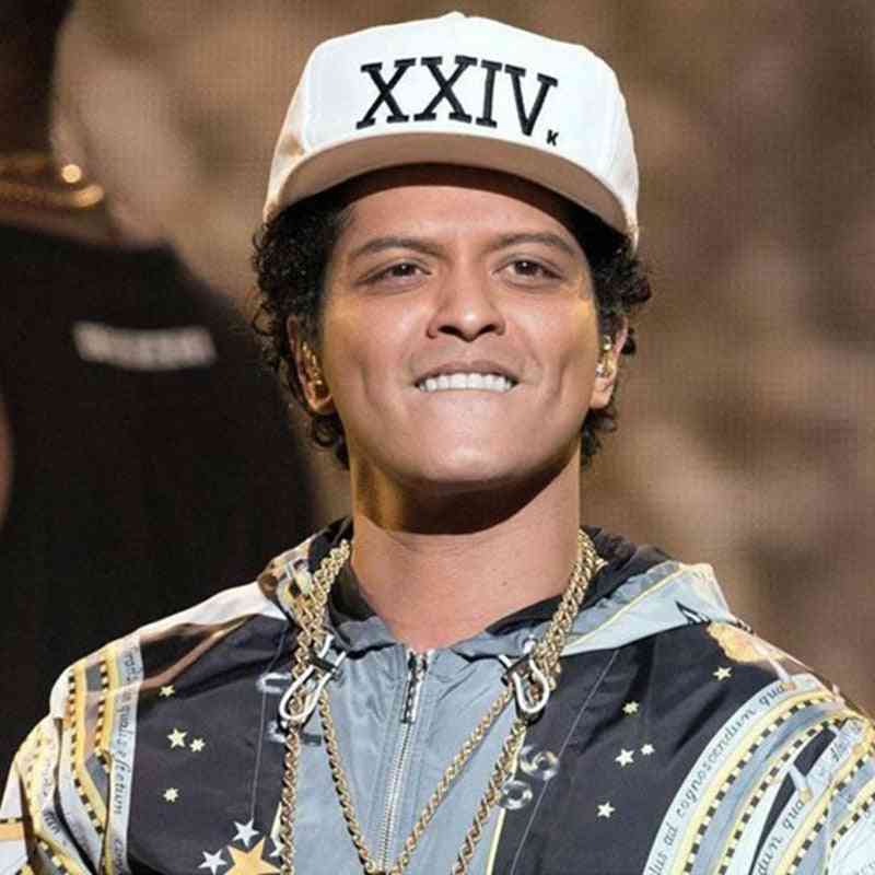Bruno Mars, Magic K-pop, Adjustable Hip-hop, Snapback Sun Caps, Women
