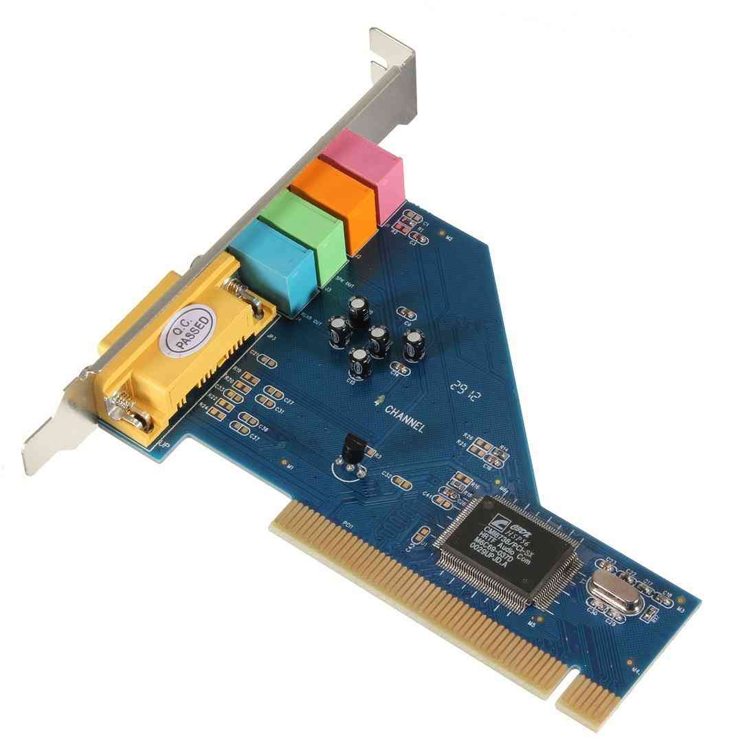 4 Channel, 3d Audio Stereo - Pci Sound Card