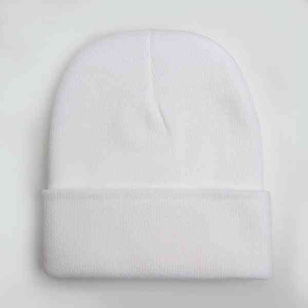 Lână de toamnă / iarnă amestecă șapcă moale caldă tricotată