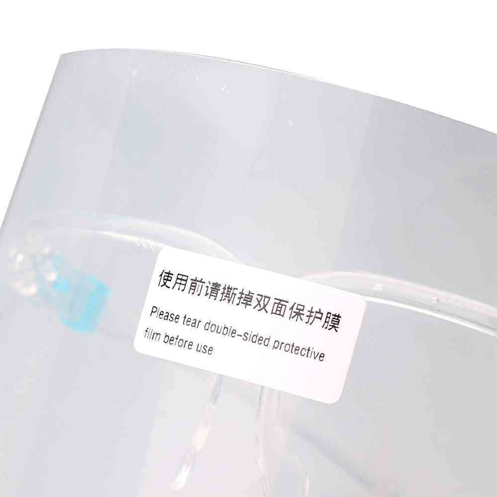 Cooking Face Screen, Double-sided Anti-fog Prevent Liquid Oil Shield With Glasses