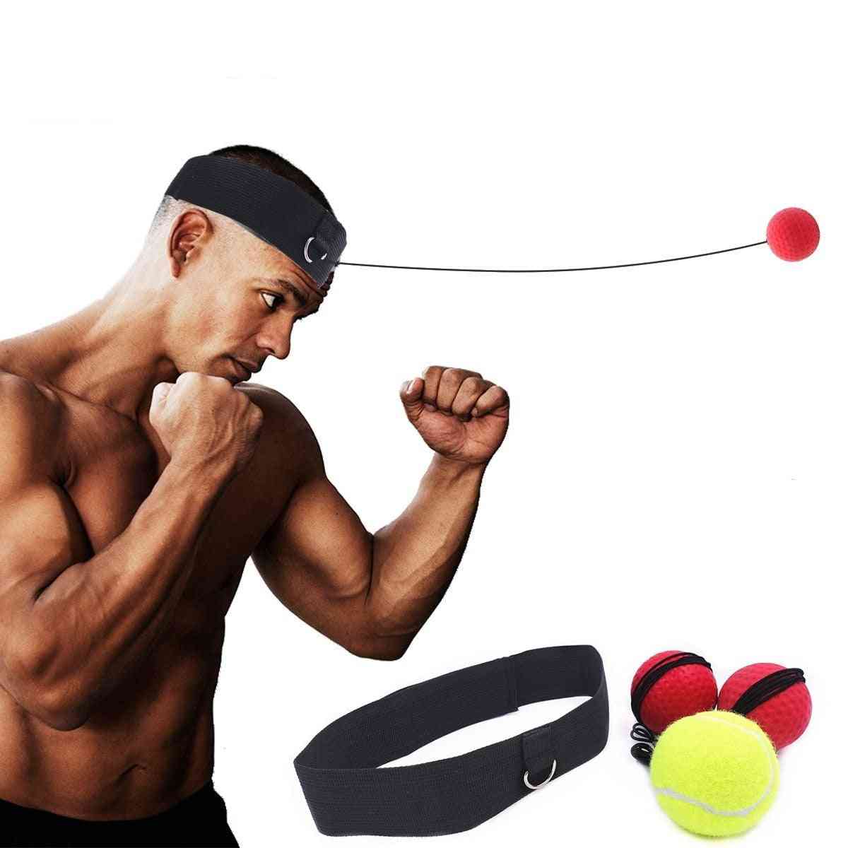Punching Speed Reaction Agility Training Difficulty Level Boxing Balls With Adjustable Headband