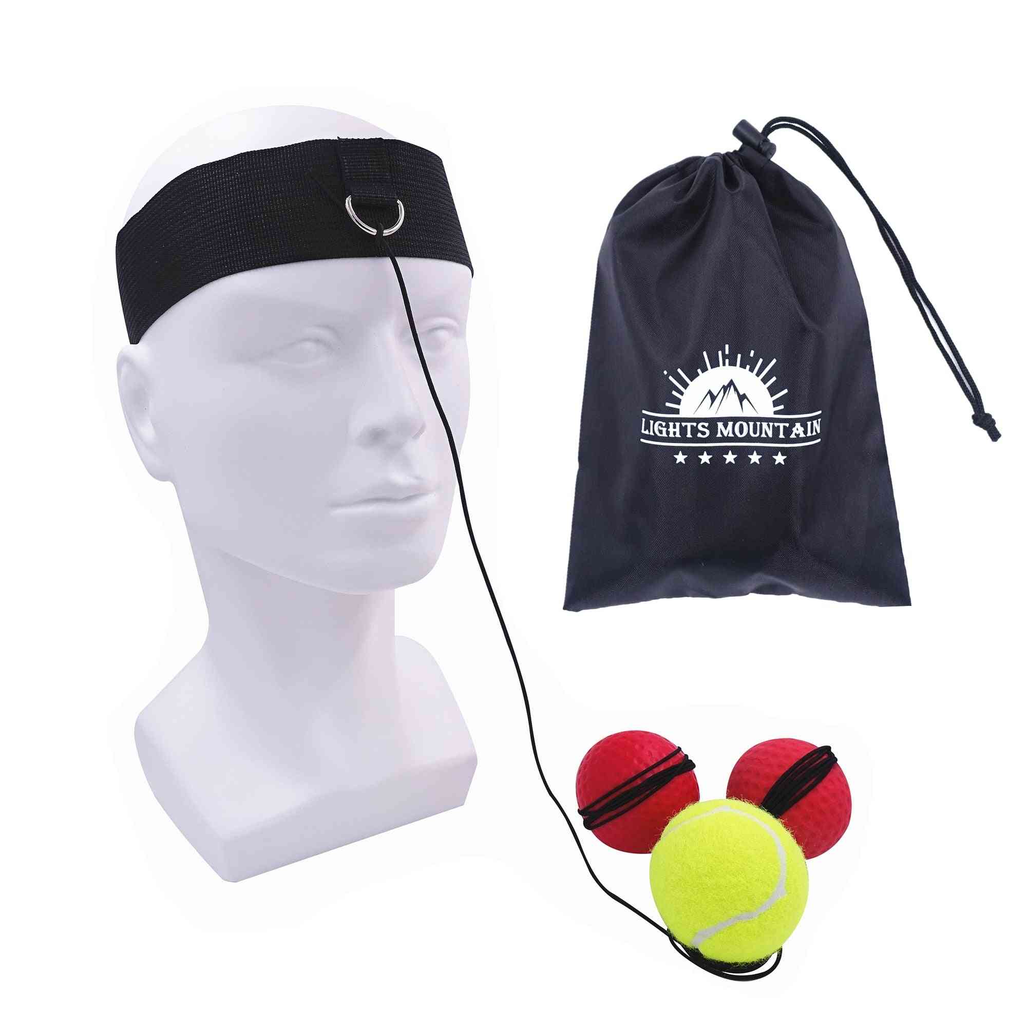 Punching Speed Reaction Agility Training Difficulty Level Boxing Balls With Adjustable Headband
