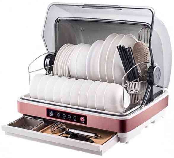 Hushållsredskap för köksredskap ätpinnar rengöringsskåp, elektronisk diskmaskin, ultraviolett bordsskiva