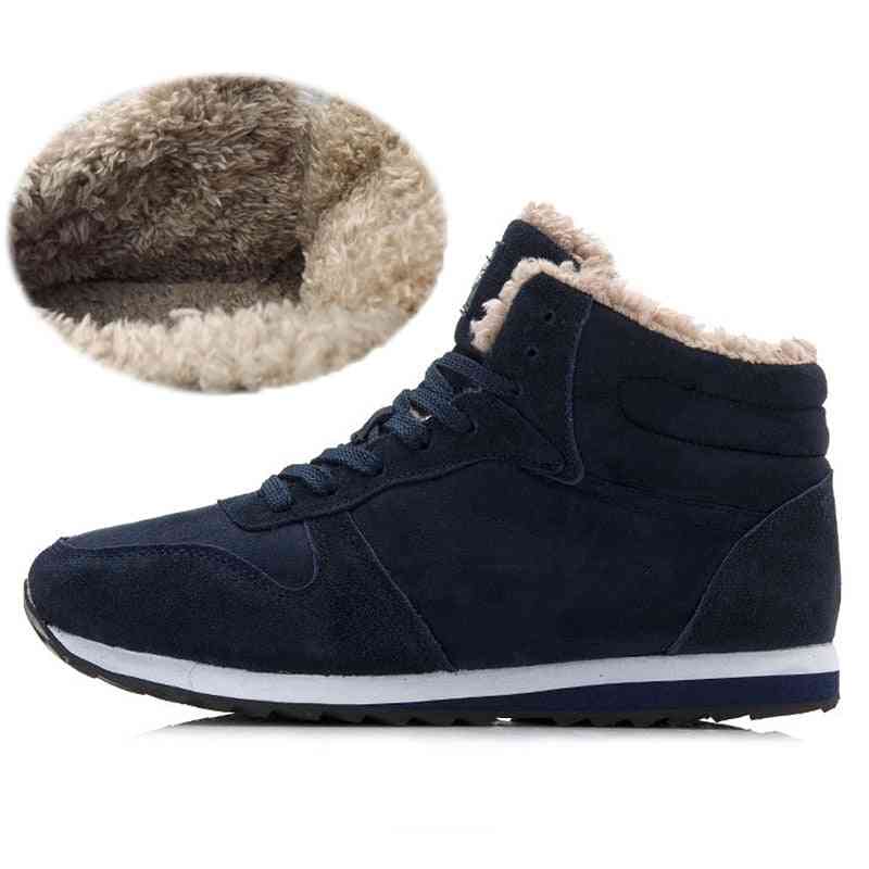 Winter Snow, Lace-up, Suede Ankle Shoes