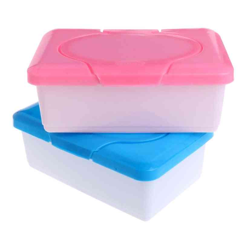 Dry Wet, Baby Wipes Napkin Storage Box Plastic Container