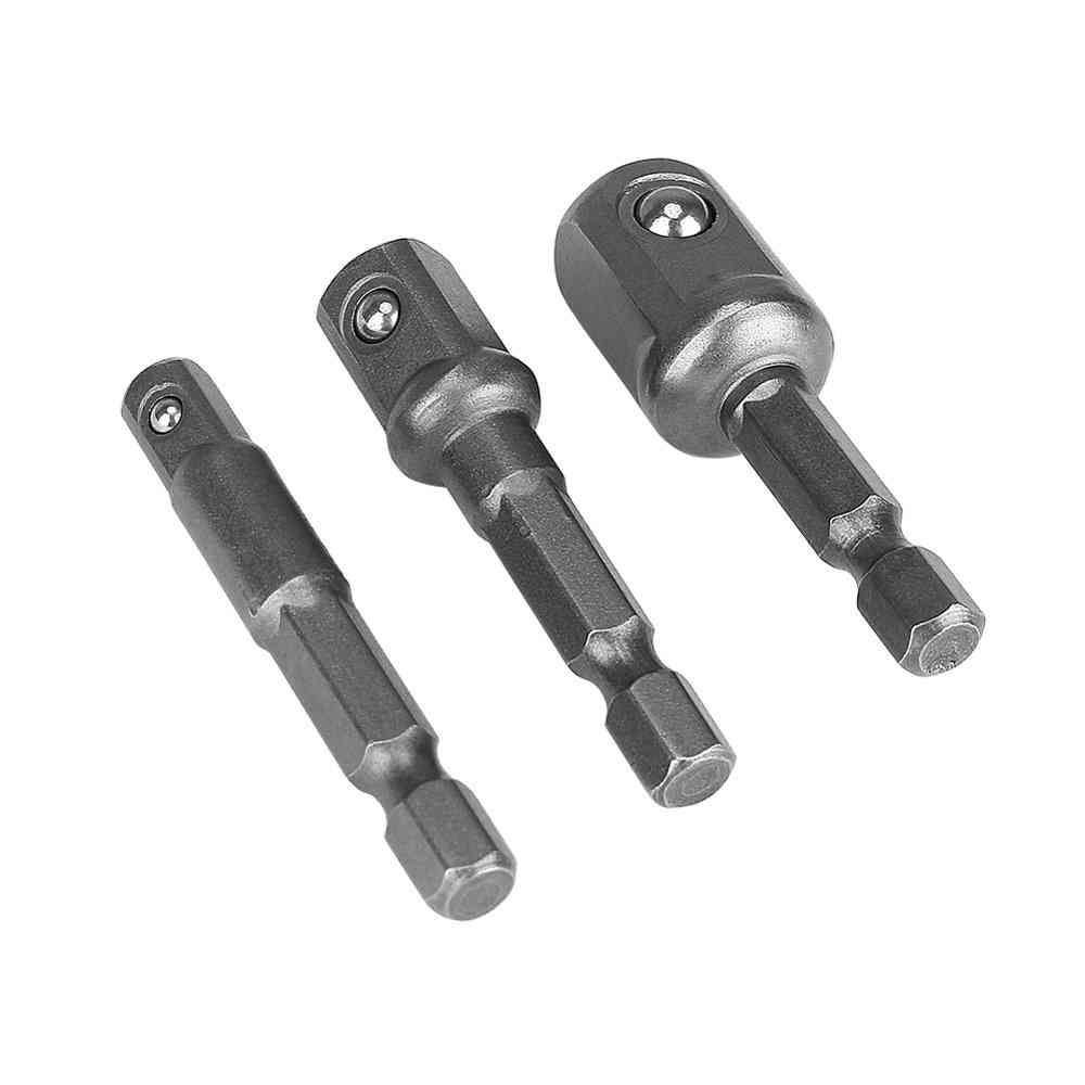 Driver Adapter Hex Wrench, Drill Socket, Power Extension Bit Set, For Drills